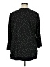 Ellen Tracy Polka Dots Black 3/4 Sleeve Blouse Size XL - photo 2