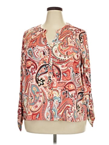 NY Collection 3/4 Sleeve Blouse (view 1)