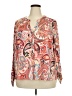 NY Collection Paisley Orange 3/4 Sleeve Blouse Size 2X - photo 1