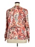 NY Collection Paisley Orange 3/4 Sleeve Blouse Size 2X - photo 2