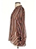CAbi 100% Polyester Stripes Brown Long Sleeve Blouse Size XS - photo 5