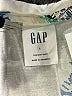 Gap Print Ivory Long Sleeve Button-Down Shirt Size L - photo 7