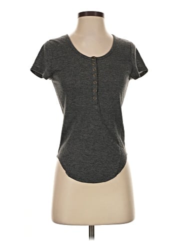 Mia Joy Short Sleeve Henley (view 1)