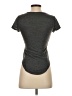 Mia Joy 100% Polyester Tweed Gray Short Sleeve Henley Size XS - photo 2
