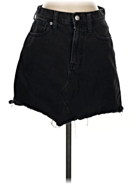 Madewell Denim Frisco Mini Skirt in Lunar Wash (view 1)