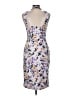 Bebe Print Purple Cocktail Dress Size 8 - photo 2