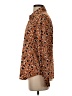 Maison d' Amelie Animal Print Brown Long Sleeve Button-Down Shirt Size S - photo 5