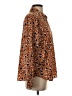 Maison d' Amelie Animal Print Brown Long Sleeve Button-Down Shirt Size S - photo 4