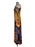 Venus Graphic Orange Cocktail Dress Size S - photo 5