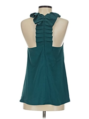 Olivia Grey Sleeveless Blouse (view 2)