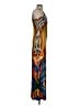 Venus Graphic Orange Cocktail Dress Size S - photo 4