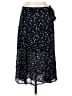 Rag & Bone 100% Polyester Floral Black Blue Casual Skirt Size 4 - photo 1