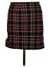 Chocolate Plaid Black Casual Skirt Size M - photo 2