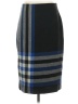 Talbots Plaid Blue Formal Skirt Size 2 - photo 1