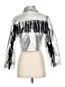jules kae 100% Polyester Metallic Silver Jacket Size XS - photo 2