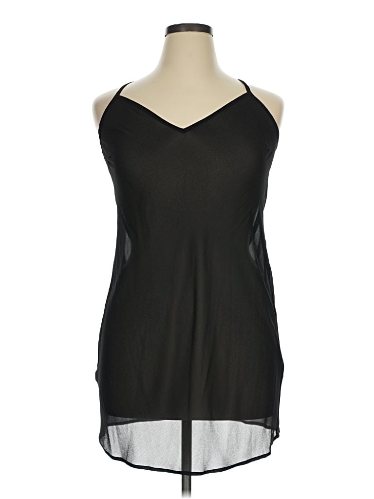Pre-owned Milano Sleeveless Blouse In Black