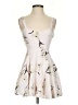 Margot 100% Polyester Floral Ivory Cocktail Dress Size XS - photo 1