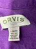 Orvis Purple 3/4 Sleeve Button-Down Shirt Size 14 - 16 - photo 7