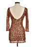 Alythea 100% Polyester Brown Cocktail Dress Size M - photo 2