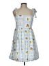 Timing 100% Polyester Blue Casual Dress Size L - photo 1