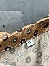 Unbranded 100% Polyester Print Tan Short Sleeve Blouse Size XL - photo 7