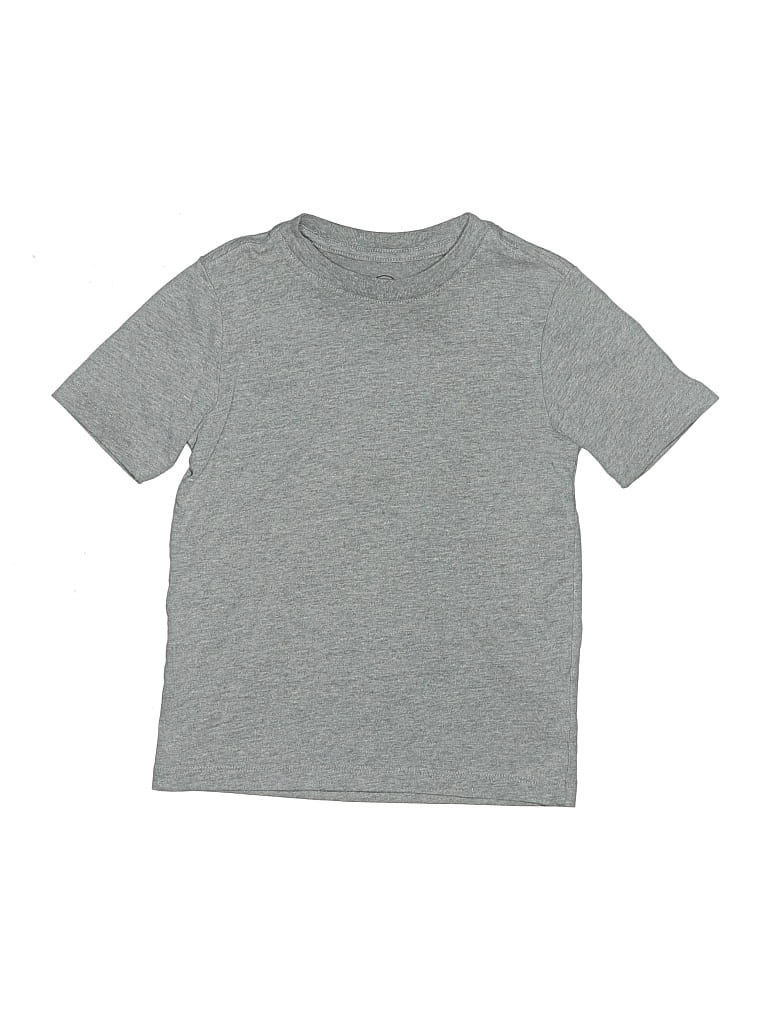 Pre-owned Wonder Nation Kids' Short Sleeve Top Gray Tops