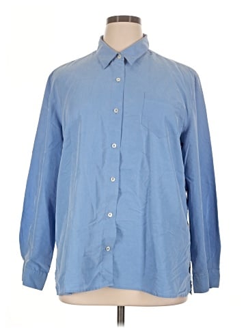 Liz Claiborne Long Sleeve Button-Down Shirt (view 1)