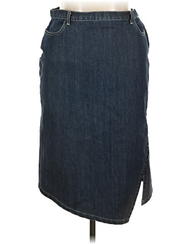 Faconnable Denim Skirt (view 1)