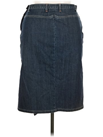 Faconnable Denim Skirt (view 2)