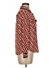 MICHAEL Michael Kors 100% Polyester Houndstooth Red Long Sleeve Blouse Size M (petite) - photo 4