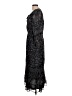 Joie 100% Polyester Black Casual Dress Size L - photo 5