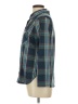 Polly & Esther 100% Polyester Plaid Green Long Sleeve Blouse Size L - photo 5