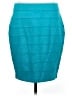Cato Solid Teal Formal Skirt Size M - photo 2