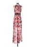 Prabal Gurung 100% Polyester Paisley Red Cocktail Dress Size 2 - photo 2