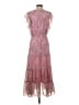 Charles Henry 100% Polyester Paisley Pink Cocktail Dress Size S - photo 2