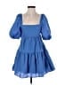 Assorted Brands 100% Cotton Blue Casual Dress Size S - photo 1