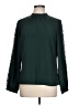 Brooks Brothers 100% Polyester Green Long Sleeve Blouse Size 12 - photo 1