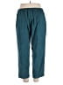 Denim & Co Solid Teal Casual Pants Size 1X - photo 2