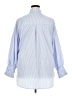 Unbranded 100% Polyester Stripes Blue Long Sleeve Blouse Size XXL - photo 2