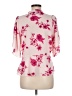 CeCe Floral Pink 3/4 Sleeve Blouse Size M - photo 2