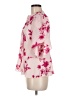 CeCe Floral Pink 3/4 Sleeve Blouse Size M - photo 5