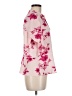 CeCe Floral Pink 3/4 Sleeve Blouse Size M - photo 4