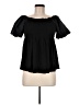 Torrid Black Short Sleeve Blouse Size Med Plus (00) - photo 1