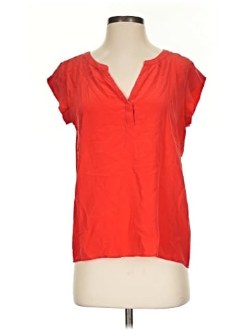 Joie Short Sleeve Silk Top (view 1)