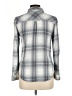 Rails 100% Rayon Plaid Gray Long Sleeve Button-Down Shirt Size L - photo 2