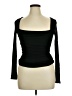 Elodie Black Long Sleeve Top Size XL - photo 1