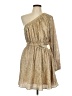 Assorted Brands 100% Polyester Metallic Gold Cocktail Dress Size L - photo 1