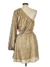 Assorted Brands 100% Polyester Metallic Gold Cocktail Dress Size L - photo 2