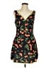 Cider Print Black Cocktail Dress Size L - photo 1