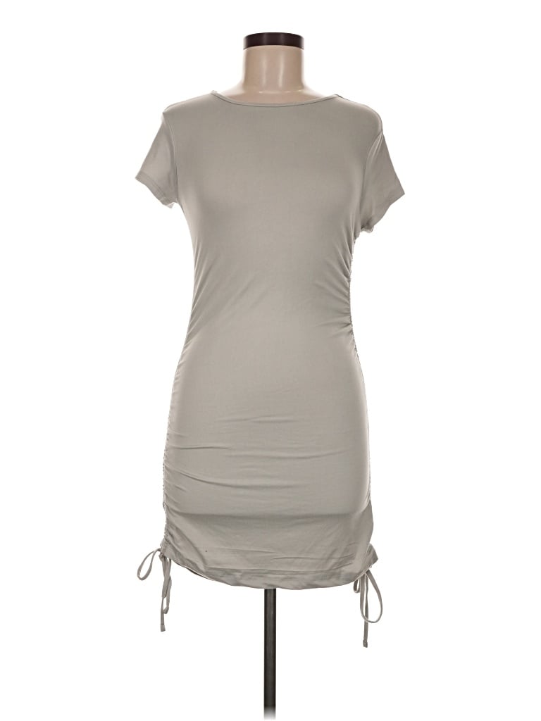 Pre-owned Unbranded Casual Dress In Gray